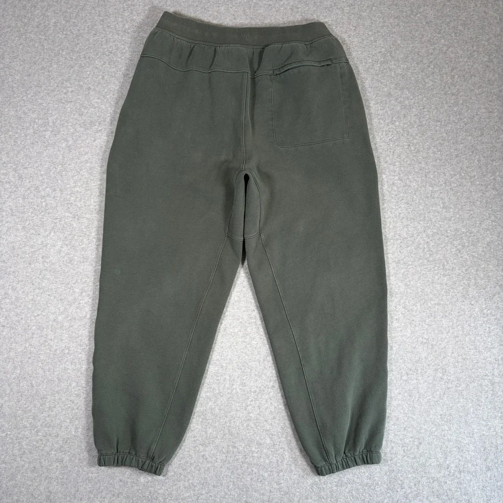 Lululemon Sweatpants Mens 30x27 Green Fleece Drawstring Joggers Athletic